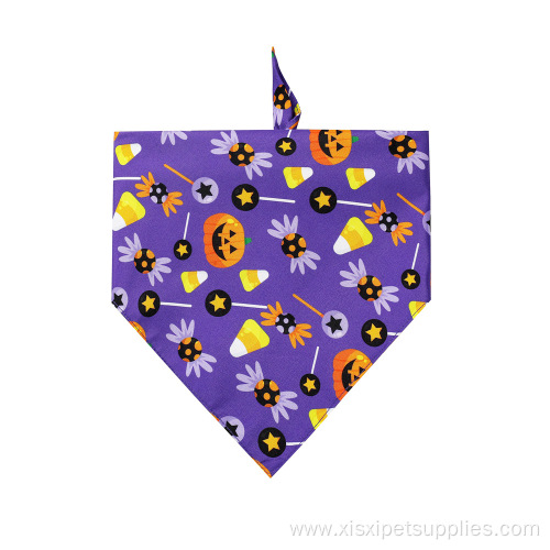 Eco-friendly print pattern Triangle scarf pet bandana